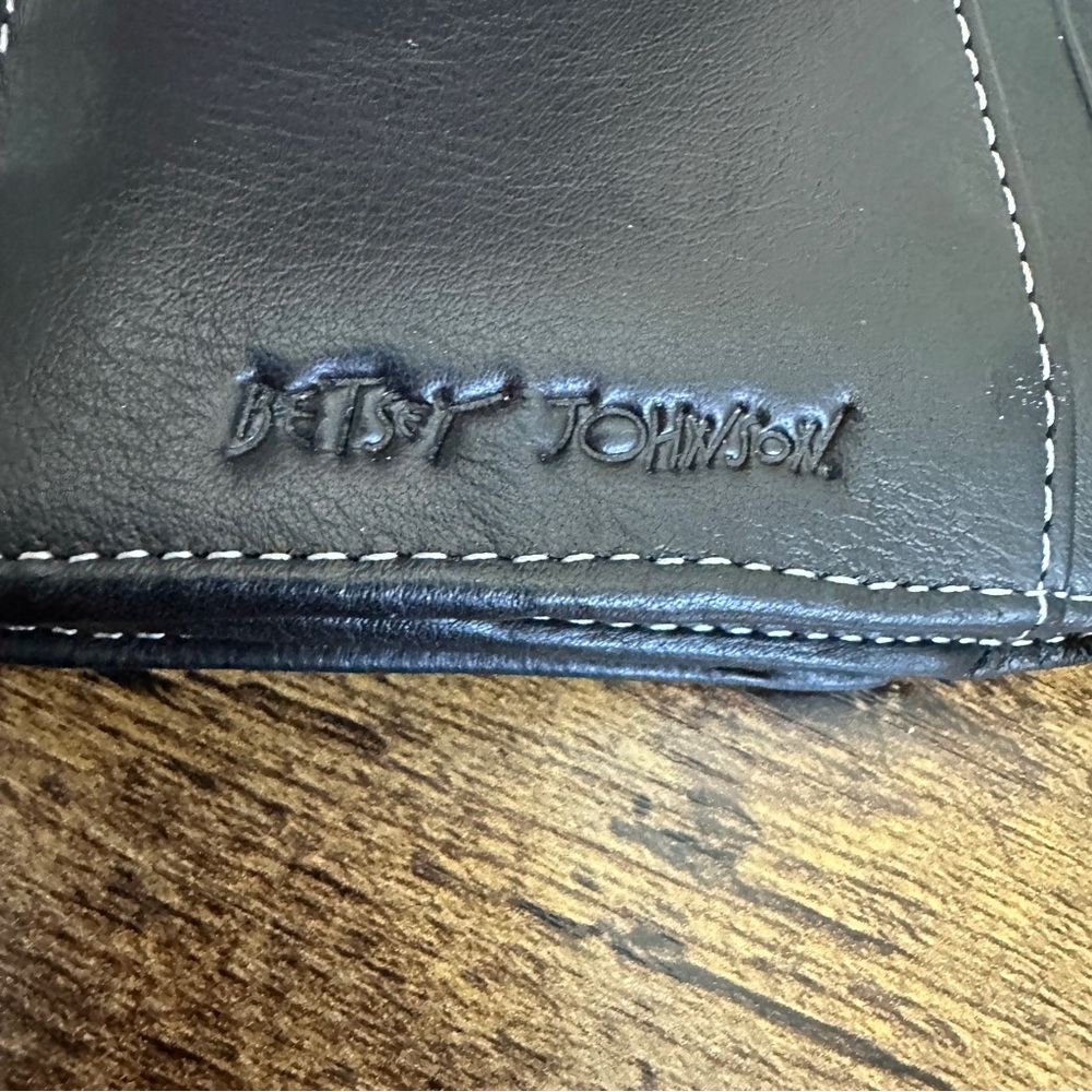 Betsey Johnson Black Studded Wallet - Picture 3 of 15